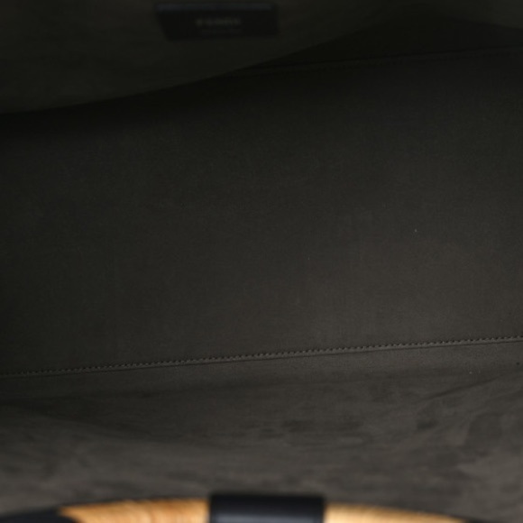 Fendi‎ Black and Brown Tote with Iconic Monogram - Picture 6 of 16